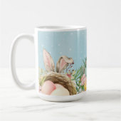 Ostern mit sonnigen Ohren und Pastellfarben Kaffeetasse (Links)