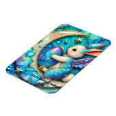 OSTERN ~ Mondhase ~ Flexibler Fotomagnet Magnet (Linke Seite)