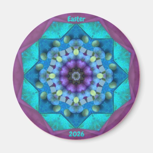 OSTERN  Muster 2026 ~  Magnet (Vorne)