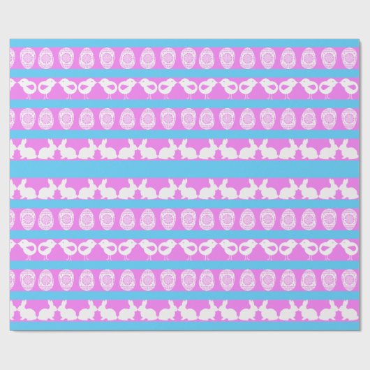 Ostern-Muster Geschenkpapier (Flach)