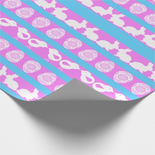 Ostern-Muster Geschenkpapier (Ecke)