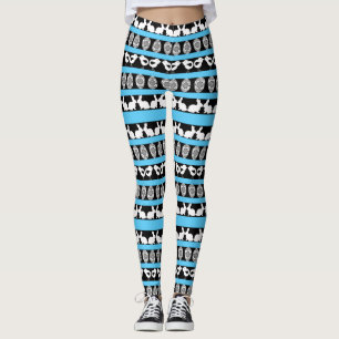 Ostern-Muster. Irgendeine Hintergrundfarbe Leggings