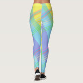 Ostern-Muster-Pastelle Leggings (Rückseite)