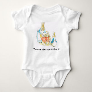 Ostern, Mutterkaninchen Beatrix-Töpferbabybodysuit Baby Strampler
