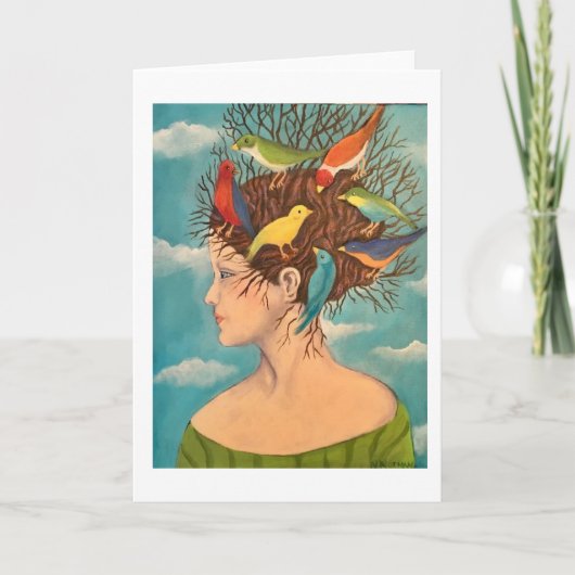 Ostern-Mütze Karte (Vorderseite)