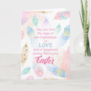 Ostern - Neuanfang Segen Feiertagskarte