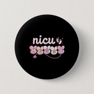 Ostern Nicu Krankenschwester Retro Hase Neonatal I Button