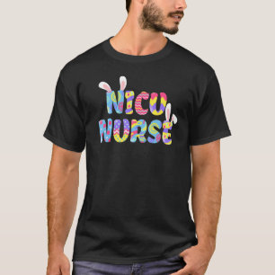 Ostern Nicu Nurse Niedlich Bunny Oars Happy Ostere T-Shirt