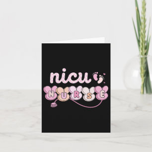 Ostern Nicu Nurse Retro Bunny Neonatal Intensiv C Karte