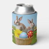 Ostern Niedlich Bunny für eine positive Stimmung Dosenkühler (Kanne Vorderseite)