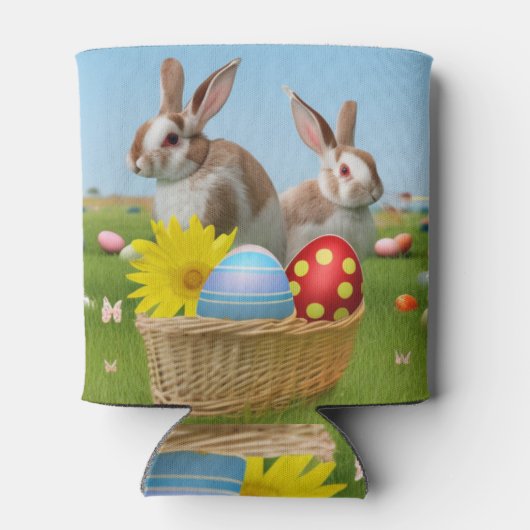 Ostern Niedlich Bunny für eine positive Stimmung Dosenkühler (Rückseite)