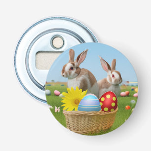 Ostern Niedlich Bunny für eine positive Stimmung Flaschenöffner
