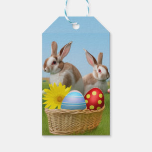 Ostern Niedlich Bunny für eine positive Stimmung Geschenkanhänger