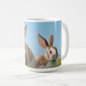 Ostern Niedlich Bunny für eine positive Stimmung Kaffeetasse (VorderseiteRechts)