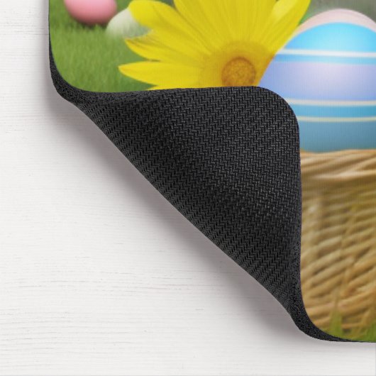 Ostern Niedlich Bunny für eine positive Stimmung Mousepad (Ecke)