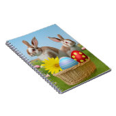 Ostern Niedlich Bunny für eine positive Stimmung Notizblock (Rechte Seite)