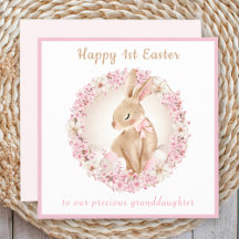 Ostern Niedlich Bunny Grandtochter Pink Oster