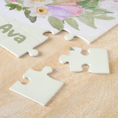 Ostern Niedlich Bunny Pink Lila Egg Individuelle N Puzzle (Seite)