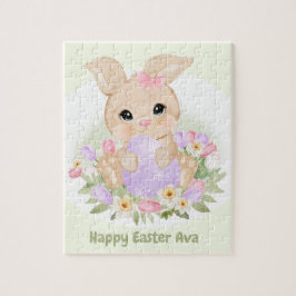 Ostern Niedlich Bunny Pink Lila Egg Individuelle N Puzzle