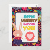 Ostern Niedlich Einige sonnige Lieben Sie Postkarte (Vorne/Hinten)