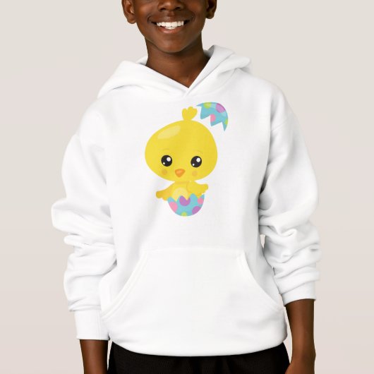 Ostern, Niedliches Huhn, Baby Hühnchen, Ostereier Hoodie (Vorderseite)