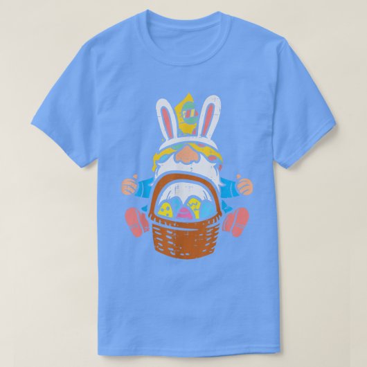 Ostern Nordic Gnome Bunny Oars Egge Korb Männer Wo T-Shirt (Design vorne)