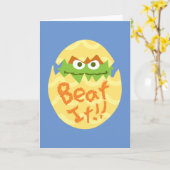 Ostern Oscar der Miesepeter Karte (Gelbe Blume)