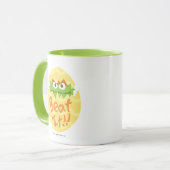 Ostern Oscar der Mülleimer Tasse (Vorderseite Links)
