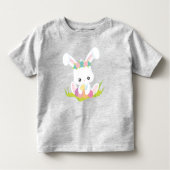 Ostern, Ostereier, Niedlicher Sonnenschein, Weißer Kleinkind T-shirt (Vorderseite)