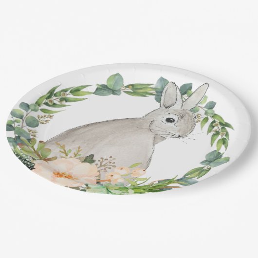 Ostern, Ostergeschirr, Osterdekor  Pappteller (Schrägansicht)