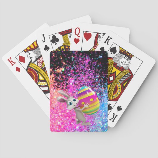 Ostern Osterhase Ei Holiday Sparkone Spielkarten (Rückseite)