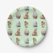 Ostern Pappteller (Vorderseite)