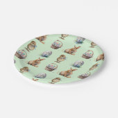 Ostern Pappteller (Schrägansicht)