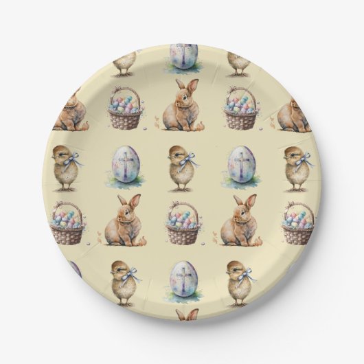 Ostern Pappteller (Vorderseite)