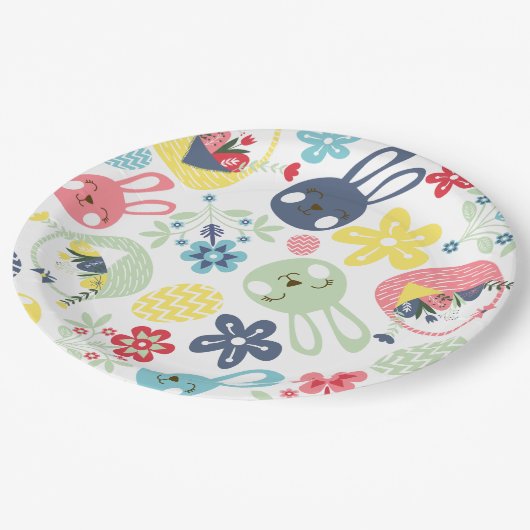 Ostern Pappteller (Schrägansicht)