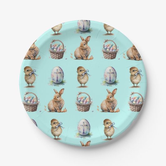 Ostern Pappteller (Vorderseite)