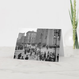 Ostern-Parade Feiertagskarte