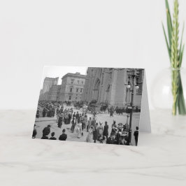 Ostern-Parade Feiertagskarte