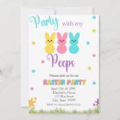 Ostern Party Meine Pieps Party Einladung (Vorderseite)