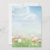 Ostern Party Meine Pieps Party Einladung (Rückseite)