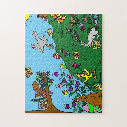 Ostern-Party Puzzle (Vertikal)