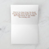 Ostern/Pascha Karte Anastasis Fresco (Innenseite)