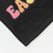 Ostern Pflege Retro Hase Pflegeteam Tee Süß Fleecedecke (Ecke)