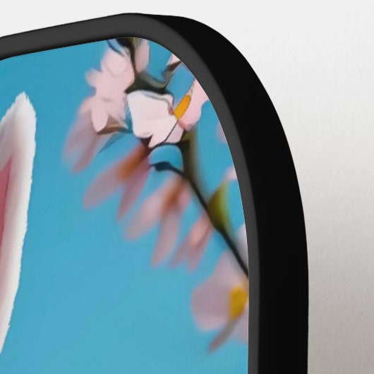 Ostern Pickleball Spaß - Bunny & Egg Paddle Design (Linke Seite)