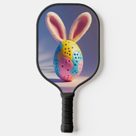 Ostern Pickleball Spaß - Bunny & Egg Paddle Design (Rückseite)