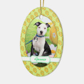 Ostern - Pitbull - Artillerist Keramikornament (Links)