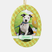 Ostern - Pitbull - Artillerist Keramikornament (Hinten)