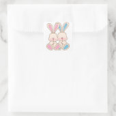 Ostern Quadratischer Aufkleber (Tasche)