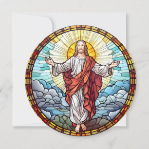 Ostern Religiös Christlich Jesus Auferstehung Feiertagskarte