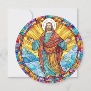 Ostern Religiös Christlich Jesus Auferstehung Feiertagskarte
